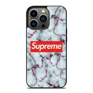 SUPREME MARBLE TEXTURE iPhone 13 Pro Case Cover