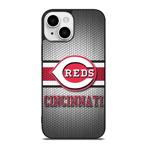 CINCINNATI RED BASEBALL METAL LOGO iPhone 13 Mini Case Cover