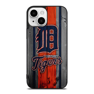 DETROIT TIGERS FOOTBALL WOOD LOGO iPhone 13 Mini Case Cover
