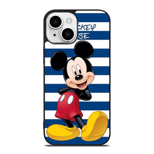 DISNEY MICKEY MOUSE BLUE STRIPE iPhone 13 Mini Case Cover