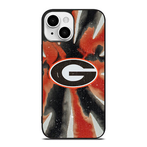 GEORGIA BULLDOGS PSYCHEDELIC LOGO iPhone 13 Mini Case Cover