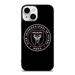 INTER MIAMI FOOTBALL BLACK LOGO iPhone 13 Mini Case Cover INTER MIAMI FOOTBALL BLACK LOGO iPhone 13 Mini Case Cover