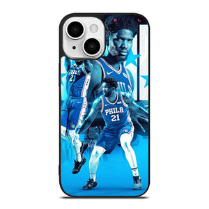 JOEL EMBIID PHILADELPHIA SIXERS ART iPhone 13 Mini Case Cover JOEL EMBIID PHILADELPHIA SIXERS ART iPhone 13 Mini Case Cover