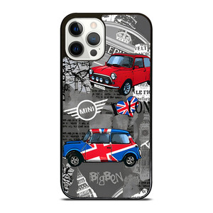 MINI COOPER LONDON COLLAGE iPhone 12 Pro Case Cover MINI COOPER LONDON COLLAGE iPhone 12 Pro Case Cover