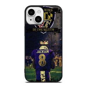 LAMAR JACKSON KING OF THE NORTH iPhone 13 Mini Case Cover LAMAR JACKSON KING OF THE NORTH iPhone 13 Mini Case Cover