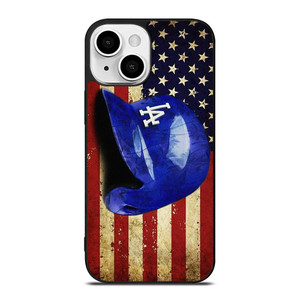 LOS ANGELES DODGERS LA BASEBALL HELMET iPhone 13 Mini Case Cover LOS ANGELES DODGERS LA BASEBALL HELMET iPhone 13 Mini Case Cover