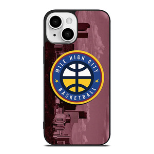 MILE HIGH CITY BASKETBALL BADGE iPhone 13 Mini Case Cover MILE HIGH CITY BASKETBALL BADGE iPhone 13 Mini Case Cover