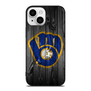 MILWAUKEE BREWERS BASEBALL WOOD LOGO iPhone 13 Mini Case Cover MILWAUKEE BREWERS BASEBALL WOOD LOGO iPhone 13 Mini Case Cover
