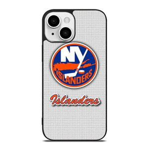 NEW YORK ISLANDERS BADGE CARBON iPhone 13 Mini Case Cover
