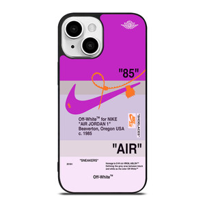 NIKE AIR JORDAN 1 OFF WHITE PURPLE iPhone 13 Mini Case Cover NIKE AIR JORDAN 1 OFF WHITE PURPLE iPhone 13 Mini Case Cover