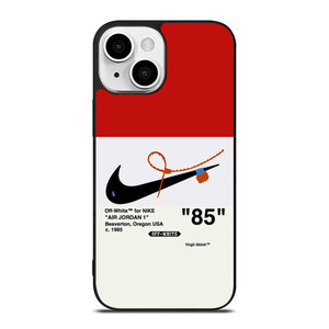NIKE AIR JORDAN 1OFF WHITE RED iPhone 13 Mini Case Cover NIKE AIR JORDAN 1OFF WHITE RED iPhone 13 Mini Case Cover