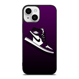 NIKE AIR JORDAN PURPLE LOGO iPhone 13 Mini Case Cover NIKE AIR JORDAN PURPLE LOGO iPhone 13 Mini Case Cover