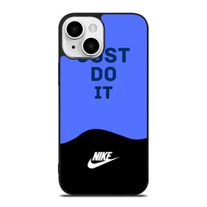 NIKE JUST DO IT SOLID BLUE iPhone 13 Mini Case Cover NIKE JUST DO IT SOLID BLUE iPhone 13 Mini Case Cover