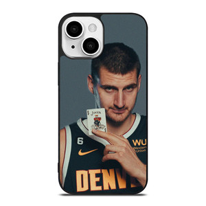 NIKOLA JOKIC DENVER NUGGETS JOKER iPhone 13 Mini Case Cover NIKOLA JOKIC DENVER NUGGETS JOKER iPhone 13 Mini Case Cover