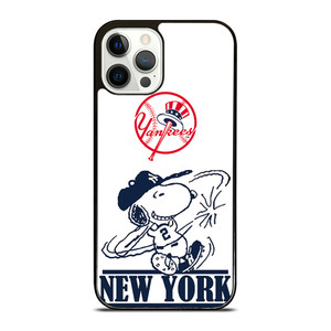 NEW YORK YANKEES SNOOPY BADGE iPhone 12 Pro Case Cover NEW YORK YANKEES SNOOPY BADGE iPhone 12 Pro Case Cover