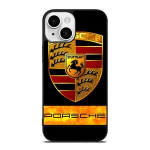PORSCHE GOLD EMBLEM iPhone 13 Mini Case Cover