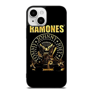RAMONES ROCK BAND GOLD LOGO iPhone 13 Mini Case Cover RAMONES ROCK BAND GOLD LOGO iPhone 13 Mini Case Cover