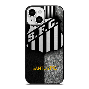 SANTOS FC FOOTBALL LEATHER LOGO iPhone 13 Mini Case Cover SANTOS FC FOOTBALL LEATHER LOGO iPhone 13 Mini Case Cover