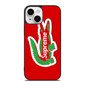 SUPREME X LACOSTE SYMBOL iPhone 13 Mini Case Cover SUPREME X LACOSTE SYMBOL iPhone 13 Mini Case Cover