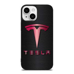 TESLA PINK CARBON iPhone 13 Mini Case Cover TESLA PINK CARBON iPhone 13 Mini Case Cover