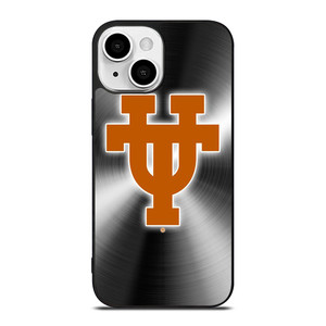 TEXAS LONGHORNS METAL LOGO iPhone 13 Mini Case Cover