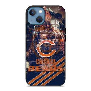 CHICAGO BEARS FOOTBALL RUSTY SYMBOL iPhone 13 Case Cover CHICAGO BEARS FOOTBALL RUSTY SYMBOL iPhone 13 Case Cover