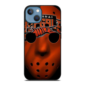 CINCINNATI BENGALS JASON FRIDAY MASK iPhone 13 Case Cover CINCINNATI BENGALS JASON FRIDAY MASK iPhone 13 Case Cover