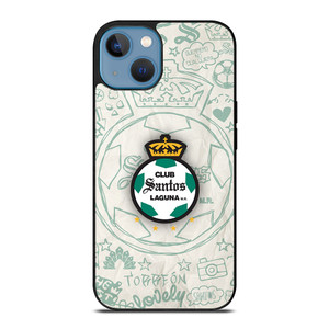 CLUB SANTOS LAGUNA SCRIBBLE LOGO iPhone 13 Case Cover