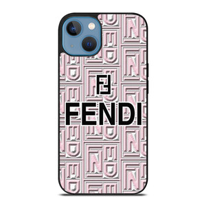 FENDI ROMA PINK PATTERN iPhone 13 Case Cover