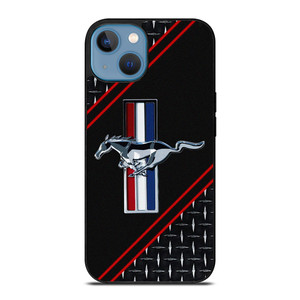 FORD MUSTANG METAL EMBLEM LOGO iPhone 13 Case Cover