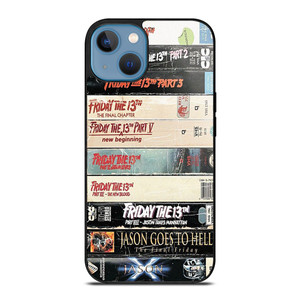 JASON VOORHES FRIDAY THE 13TH MOVIES COLLECTION iPhone 13 Case Cover JASON VOORHES FRIDAY THE 13TH MOVIES COLLECTION iPhone 13 Case Cover