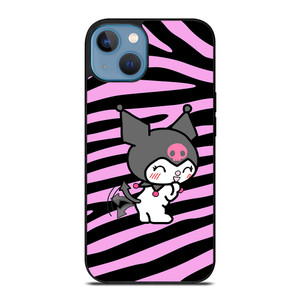 KUROMI ZEBRA PATTERN iPhone 13 Case Cover KUROMI ZEBRA PATTERN iPhone 13 Case Cover