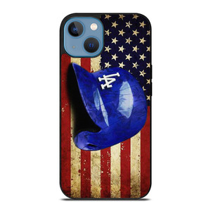 LOS ANGELES DODGERS LA BASEBALL HELMET iPhone 13 Case Cover LOS ANGELES DODGERS LA BASEBALL HELMET iPhone 13 Case Cover