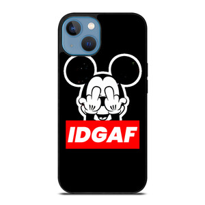 MICKEY MOUSE MIDDLE FINGER IDGAF iPhone 13 Case Cover MICKEY MOUSE MIDDLE FINGER IDGAF iPhone 13 Case Cover