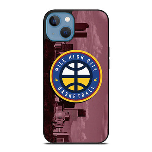 MILE HIGH CITY BASKETBALL BADGE iPhone 13 Case Cover MILE HIGH CITY BASKETBALL BADGE iPhone 13 Case Cover