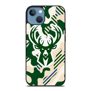 MILWAUKEE BUCKS SYMBOL PATTERN iPhone 13 Case Cover MILWAUKEE BUCKS SYMBOL PATTERN iPhone 13 Case Cover
