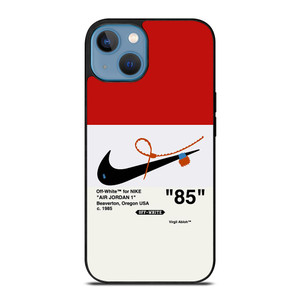 NIKE AIR JORDAN 1OFF WHITE RED iPhone 13 Case Cover NIKE AIR JORDAN 1OFF WHITE RED iPhone 13 Case Cover