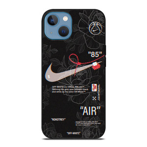 NIKE OFF WHITE FLORAL LOGO iPhone 13 Case Cover NIKE OFF WHITE FLORAL LOGO iPhone 13 Case Cover
