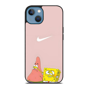 NIKE PATRICK AND SPONGEBOB PINK iPhone 13 Case Cover NIKE PATRICK AND SPONGEBOB PINK iPhone 13 Case Cover