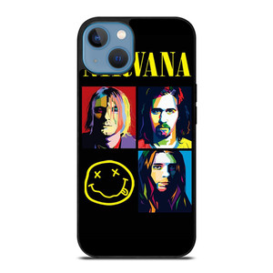 NIRVANA ROCK BAND WPAP iPhone 13 Case Cover NIRVANA ROCK BAND WPAP iPhone 13 Case Cover