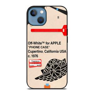 OFF WHITE AIR JORDAN APPLE iPhone 13 Case Cover OFF WHITE AIR JORDAN APPLE iPhone 13 Case Cover