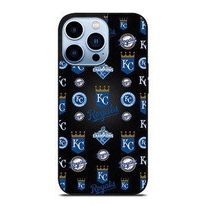 KANSAS CITY ROYALS LOGO PATTERN iPhone 13 Pro Max Case Cover