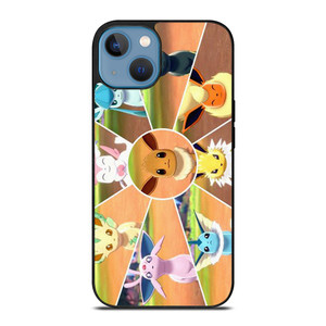 POKEMON EEVEE EVOLUTION COLLAGE iPhone 13 Case Cover POKEMON EEVEE EVOLUTION COLLAGE iPhone 13 Case Cover