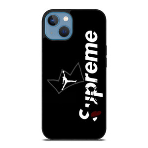 SUPREME AIR JORDAN CROWN iPhone 13 Case Cover SUPREME AIR JORDAN CROWN iPhone 13 Case Cover