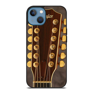 TAYLOR GUITARS HEADSTOCK GOLD iPhone 13 Case Cover TAYLOR GUITARS HEADSTOCK GOLD iPhone 13 Case Cover