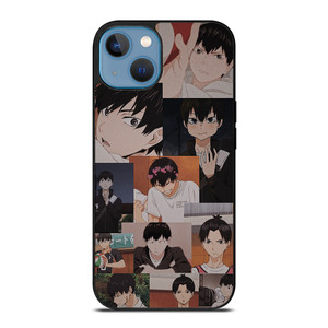 TOBIO KAGEYAMA HAIKYUU ANIME COLLAGE iPhone 13 Case Cover TOBIO KAGEYAMA HAIKYUU ANIME COLLAGE iPhone 13 Case Cover