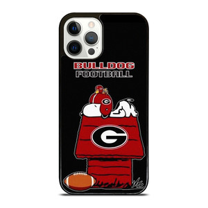 SNOOPY GEORGIA BULLDOGS FOOTBALL  iPhone 12 Pro Case Cover