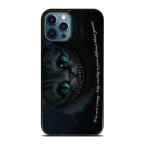 CHESHIRE CAT ALICE IN WONDERLAND QUOTES iPhone 12 Pro Max Case Cover