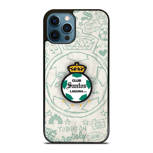CLUB SANTOS LAGUNA SCRIBBLE LOGO iPhone 12 Pro Max Case Cover