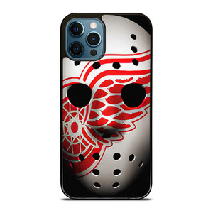 DETROIT RED WINGS JASON VOORHEES MASK iPhone 12 Pro Max Case Cover